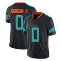 Kooe M.Dolphins #0 Ollie Gordon II Player Black Limited Pitch Rivalries Collection Home Game Stitched Jerseys