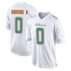 Kooe M.Dolphins #0 Ollie Gordon II Player White Fashion Home Game Stitched Jerseys