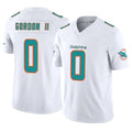 Kooe M.Dolphins #0 Ollie Gordon II Player White Limited Vapor F.U.S.E. Home Game Stitched Jerseys