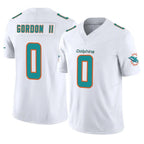 Kooe M.Dolphins #0 Ollie Gordon II Player White Limited Vapor F.U.S.E. Home Game Stitched Jerseys