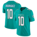 Kooe M.Dolphins #10 Jacob Rodriguez Player Aqua Limited Vapor Untouchable Home Game Stitched Jerseys