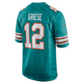 Kooe M.Dolphins #12 Bob Griese Player Aqua Home Game Stitched Jerseys