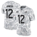 Kooe M.Dolphins #12 Bob Griese Player Arctic Camo Salute to Service Limited Stitched Jerseys