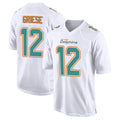 Kooe M.Dolphins #12 Bob Griese Player White Fashion Game Stitched Jerseys