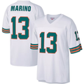 Kooe M.Dolphins #13 Dan Marino Mitchell & Ness White Big & Tall 1984 Retired Player Replica Stitched Jerseys