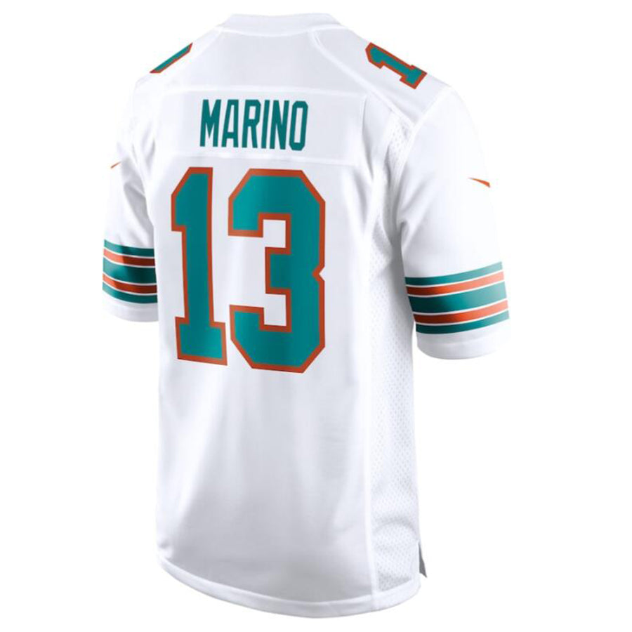 Kooe M.Dolphins #13 Dan Marino White Retired Player Jersey American Stitched Jersey