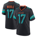 Kooe M.Dolphins #17 Jaylen Waddle Player Blue Rivalries Collection Game Stitched Jerseys