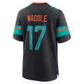 Kooe M.Dolphins #17 Jaylen Waddle Player Blue Rivalries Collection Game Stitched Jersey