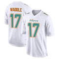 Kooe M.Dolphins #17 Jaylen Waddle Player White Fashion Game Stitched Jerseys