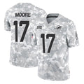 Kooe M.Dolphins #17 Trey Moore Player Arctic Camo Salute To Service Limited Game Stitched Jerseys