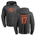 Kooe M.Dolphins #17 Trey Moore Player Darkgray Pullover Hoodies Limited Stitched Jerseys