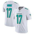Kooe M.Dolphins #17 Trey Moore Player White Limited Vapor Untouchable Home Game Stitched Jerseys
