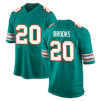 Kooe M.Dolphins #20 Jordyn Brooks Player Aqua Alternate Home Game Stitched Jerseys