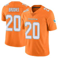 Kooe M.Dolphins #20 Jordyn Brooks Player Orange Limited Home Game Stitched Jerseys