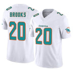 Kooe M.Dolphins #20 Jordyn Brooks Player White Limited Vapor F.U.S.E. Home Game Stitched Jerseys