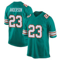 Kooe M.Dolphins #23 Zayne Anderson Player Aqua Alternate Home Game Stitched Jerseys