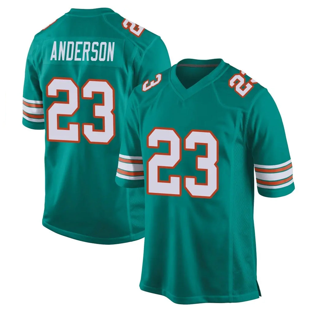 Kooe M.Dolphins #23 Zayne Anderson Player Aqua Alternate Home Game Stitched Jerseys