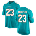 Kooe M.Dolphins #23 Zayne Anderson Player Aqua Home Game Stitched Jerseys
