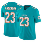 Kooe M.Dolphins #23 Zayne Anderson Player Aqua Limited Vapor F.U.S.E. Home Game Stitched Jerseys
