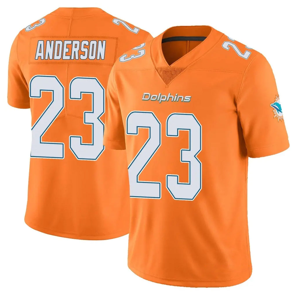 Kooe M.Dolphins #23 Zayne Anderson Player Orange Limited Home Game Stitched Jerseys