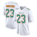 Kooe M.Dolphins #23 Zayne Anderson Player White Fashion Home Game Stitched Jerseys