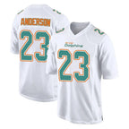 Kooe M.Dolphins #23 Zayne Anderson Player White Fashion Home Game Stitched Jerseys