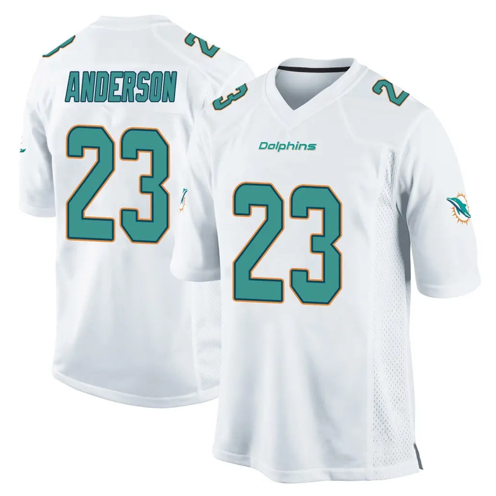 Kooe M.Dolphins #23 Zayne Anderson Player White Home Game Stitched Jerseys