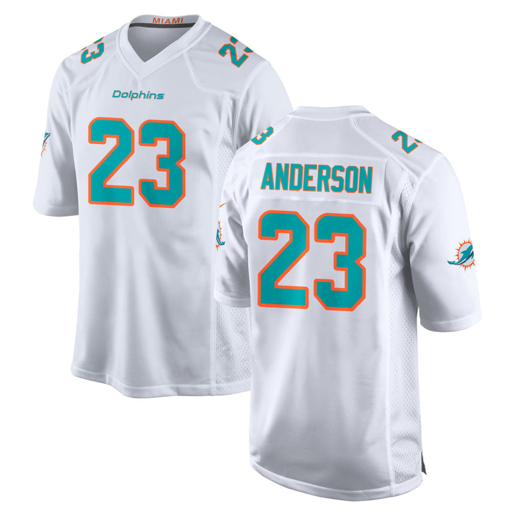 Kooe M.Dolphins #23 Zayne Anderson Player White Limited Home Game Stitched Jerseys