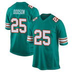 Kooe M.Dolphins #25 Tyrel Dodson Player Aqua Alternate Home Game Stitched Jerseys