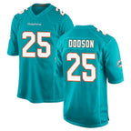 Kooe M.Dolphins #25 Tyrel Dodson Player Aqua Home Game Stitched Jerseys