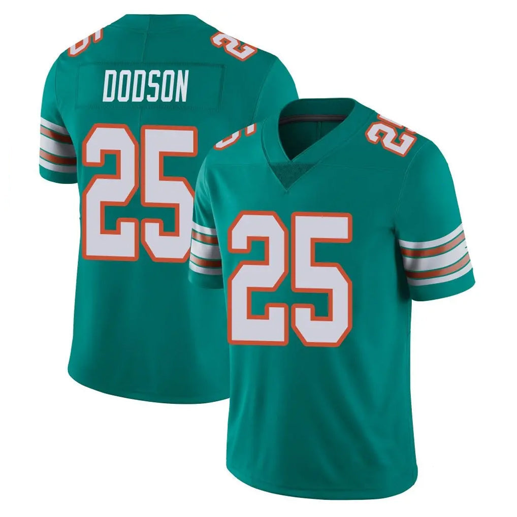 Kooe M.Dolphins #25 Tyrel Dodson Player Aqua Limited Alternate Vapor Untouchable Home Game Stitched Jerseys