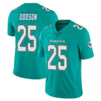 Kooe M.Dolphins #25 Tyrel Dodson Player Aqua Limited Vapor Untouchable Home Game Stitched Jerseys
