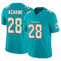 Kooe M.Dolphins #28 De'Von Achane Player Aqua Limited Vapor F.U.S.E. Home Game Stitched Jerseys