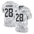 Kooe M.Dolphins #28 De'Von Achane Player Arctic Camo Salute To Service Limited Game Stitched Jerseys
