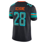 Kooe M.Dolphins #28 De?¡¥Von Achane Player Blue Rivalries Collection Vapor Limited Stitched Jersey