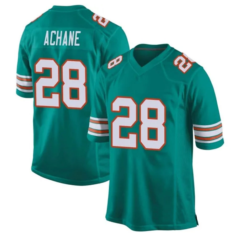 Kooe M.Dolphins #28 De?¡¥Von Achane Player Green Alternate Game Stitched Jerseys