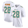 Kooe M.Dolphins #28 De?¡¥Von Achane Player White Foshion Elite Stitched Jerseys