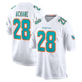 Kooe M.Dolphins #28 De'Von Achane Player White Limited Home Game Stitched Jerseys