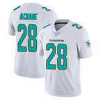 Kooe M.Dolphins #28 De'Von Achane Player White Limited Vapor Untouchable Home Game Stitched Jerseys