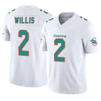 Kooe M.Dolphins #2 Malik Willis Player White Limited Vapor F.U.S.E. Home Game Stitched Jerseys