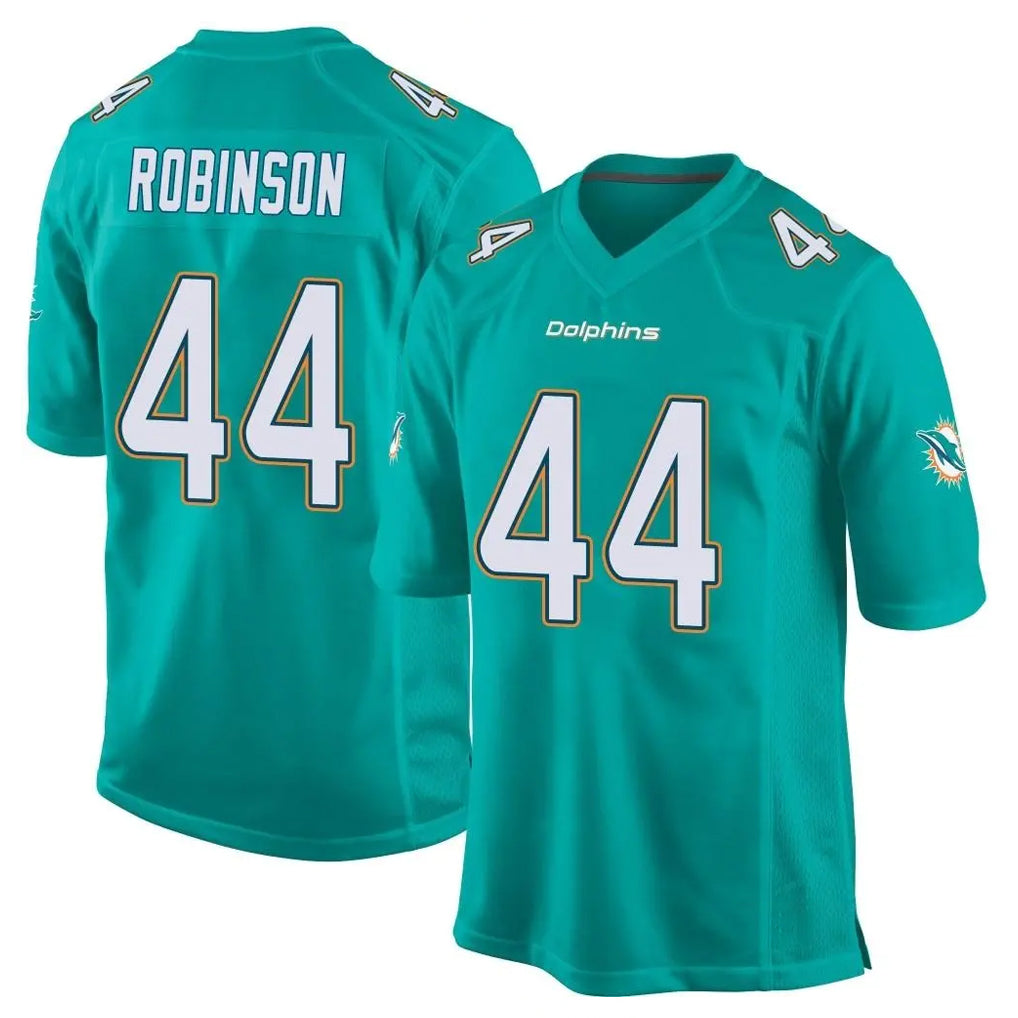 Kooe M.Dolphins #44 Chop Robinson Player Aqua Team Color Home Game Stitched Jerseys