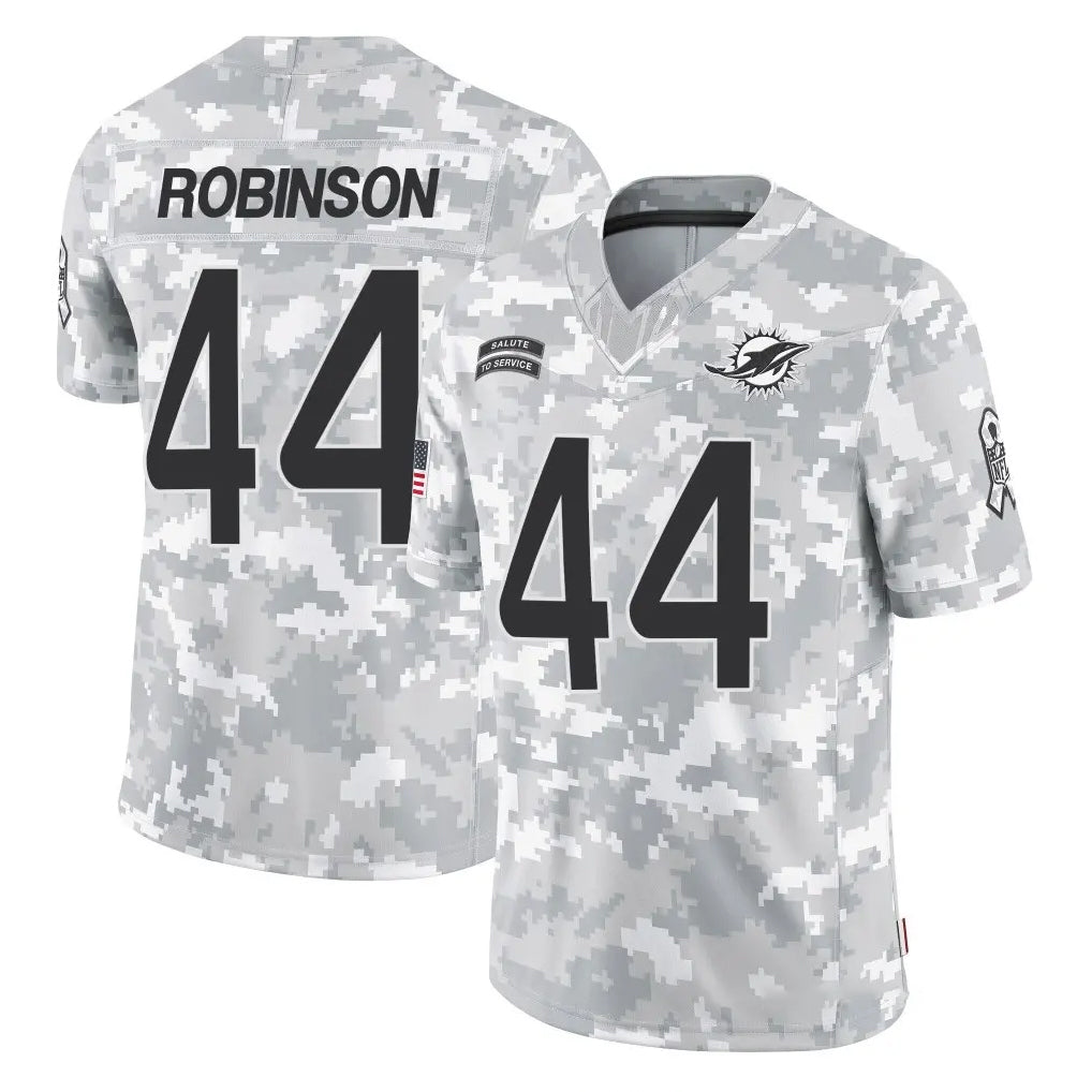 Kooe M.Dolphins #44 Chop Robinson Player Arctic Camo Salute To Service Limited Game Stitched Jerseys