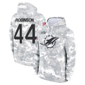 Kooe M.Dolphins #44 Chop Robinson Player Arctic Camo Salute to Service Hoodies Limited Game Stitched Jerseys