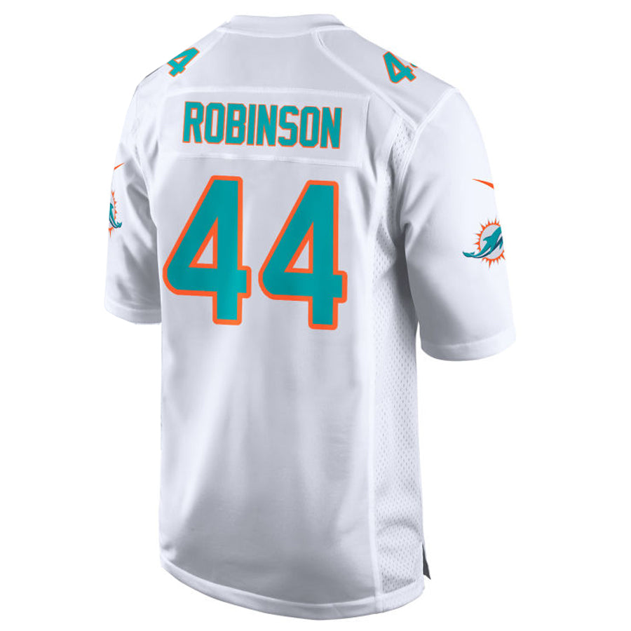 Kooe M.Dolphins #44 Chop Robinson Player White Home Game Stitched Jerseys