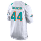 Kooe M.Dolphins #44 Chop Robinson Player White Home Game Stitched Jerseys