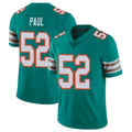 Kooe M.Dolphins #52 Patrick Paul Player Aqua Limited Alternate Vapor Untouchable Home Game Stitched Jerseys