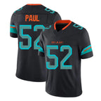 Kooe M.Dolphins #52 Patrick Paul Player Black Limited Pitch Rivalries Collection Home Game Stitched Jerseys