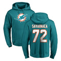 Kooe M.Dolphins #72 Jonah Savaiinaea Player Aqua LOGO Pullover Hoodies Limited Stitched Jerseys
