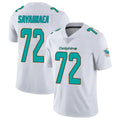 Kooe M.Dolphins #72 Jonah Savaiinaea Player White Limited Vapor Untouchable Home Game Stitched Jerseys