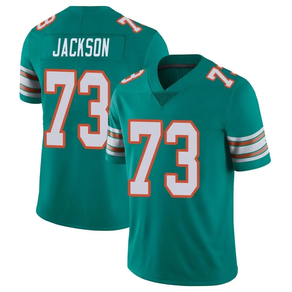 Kooe M.Dolphins #73 Austin Jackson Player Aqua Limited Alternate Vapor Untouchable Home Game Stitched Jerseys